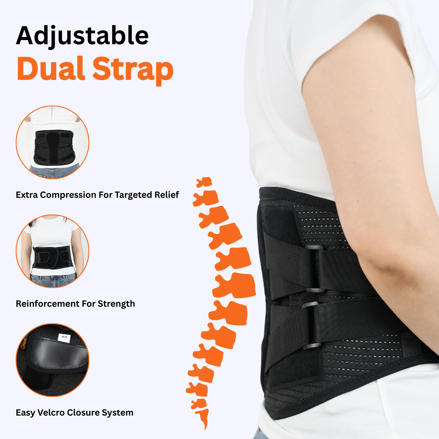 Lumbar Back Brace - Daily Pain Relief